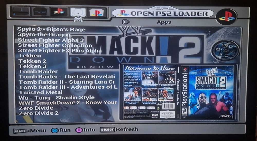 Playstation 2 хак със 170 игри Playstation 1 и Playstation 2