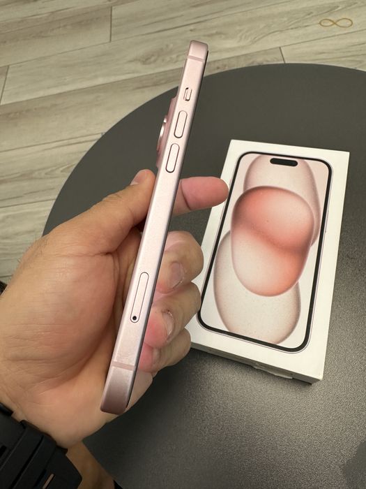 Iphone 15 Pink 86% baterie garantie Emag 128GB