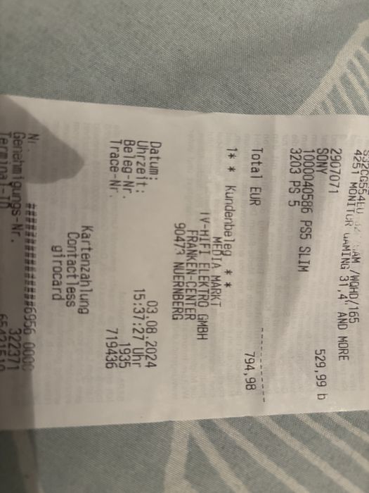 Vând  Consolă PS 5 - 1 TB