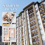 Yangi kvartira TJM "SAYRAM PLAZA" \ 1-xonali keng kvartira \ 40.96 м2