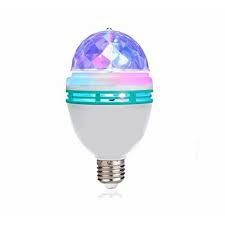 Bec disco rotativ,unghi de iluminare de 120 grade cu lumina multicolor