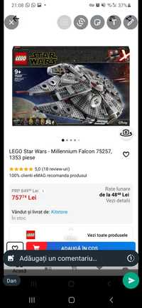 LEGO STAR WARS Milenium falcon