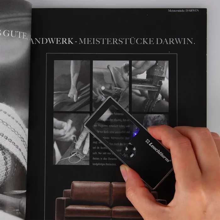 Leuchtturm Lupe Magnifer set 2,5 – 10x