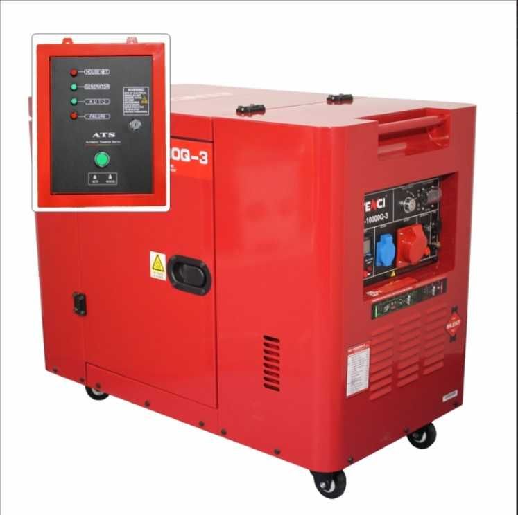 Безшумен дизелов генератор SENCI SC-10000Q + ATS и AVR/ 8kW