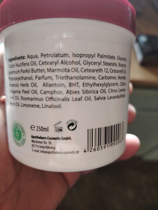 Крем от мърмот с алпийски билки 250гр.