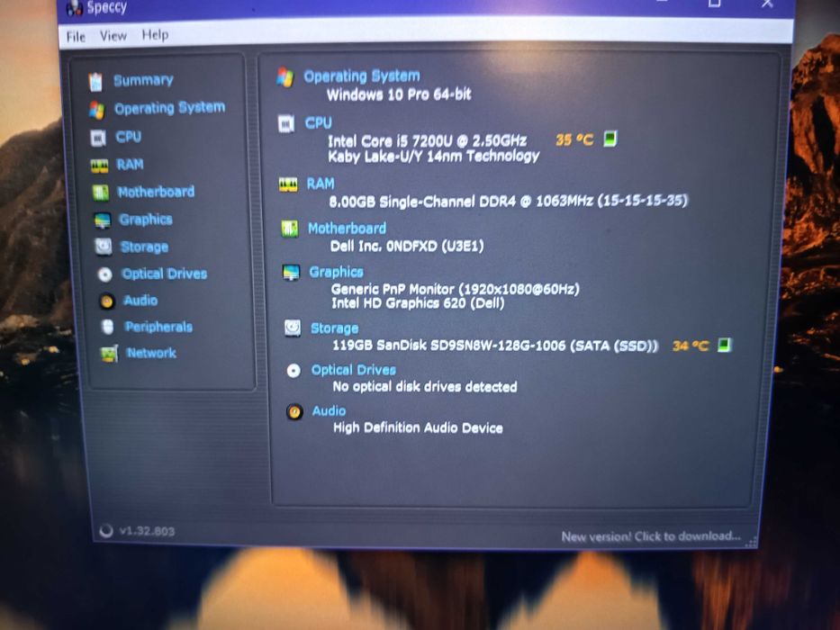Laptop Dell Latitude 5480, Core i5 7200u, 8gb ddr4, tastatura luminata