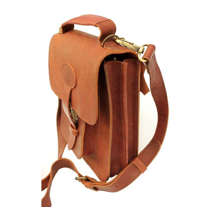 Servieta Tapel 2 cu un buzunar, piele neagra