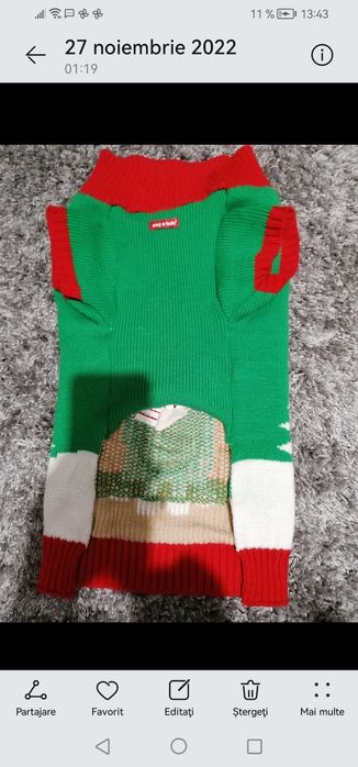 Haină de Crăciun pentru câini