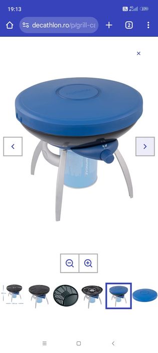 Grill champing pe gaz