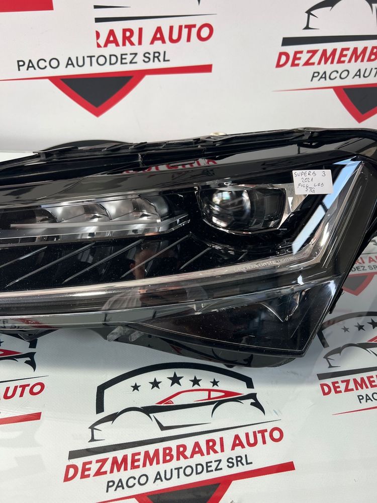 Far Stanga OEM Full Led Skoda Superb 3 2019-2023
