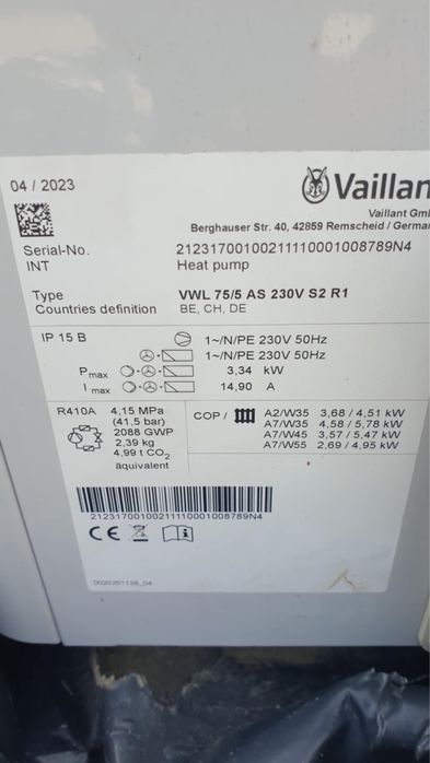Pompa de caldura Vaillant aroTHERM plus.