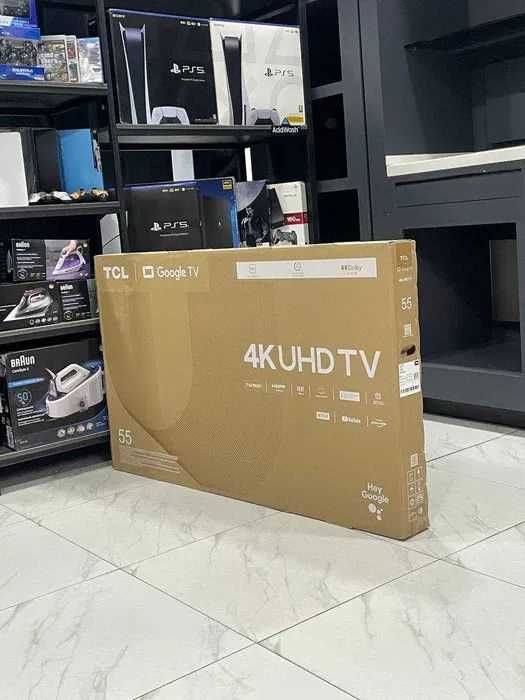Телевизор TCL 55 4K UHD Google TV доставка бесплатный СКИДКА!!!