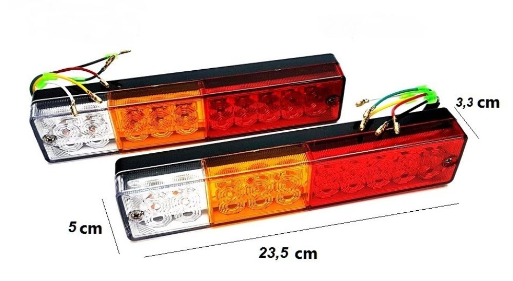 LED Lampi Spate,4 Functii, Remorca, Camion, Trailer, 12-24V Set 2 Buc.