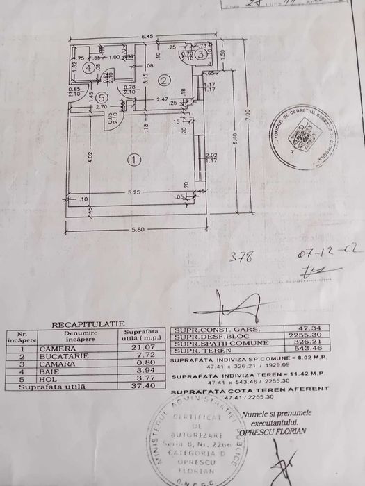 Garsoniera decomandată de vânzare