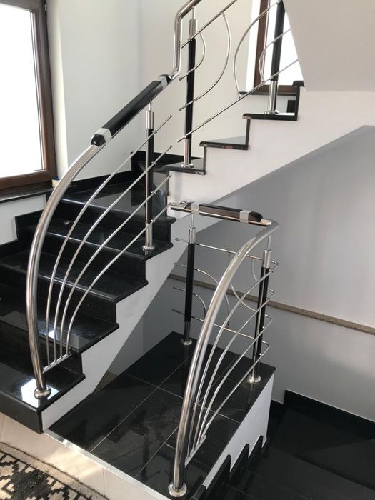 Balustrade inox.