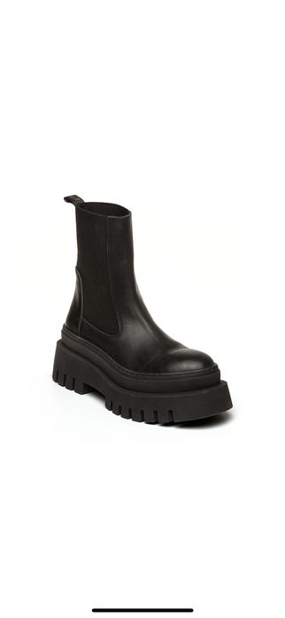 Ghete piele negre Steve Madden