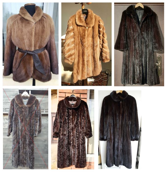 норка визон лисица swakara свакара манто S M L Joop! Manzoni Saga