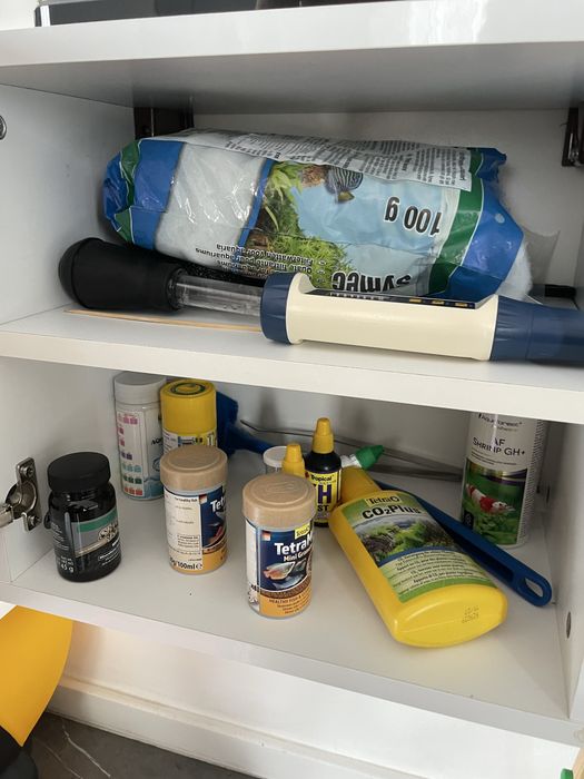 Acvariu nano complet cu pesti si creveti