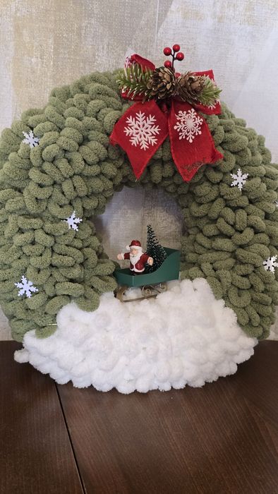 Пухкав Коледен венец