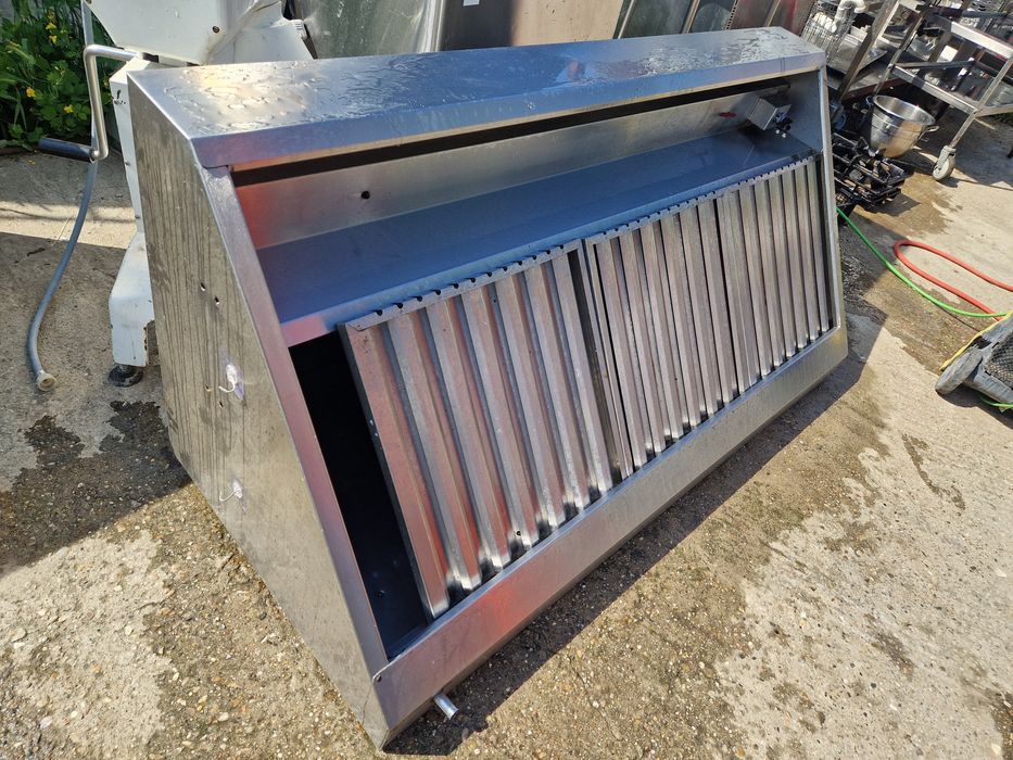 Hota inox gros cu filtre inox, fast food sau restaurant