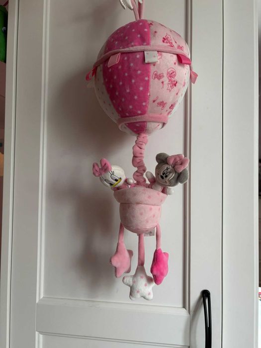 Jucarie muzicala moala pentru carucior sau patut Minnie