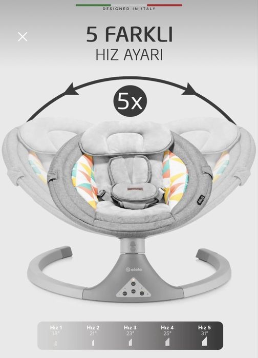 Электронный шезлонг Elele — комфорт и спокойствие для вашего малыша