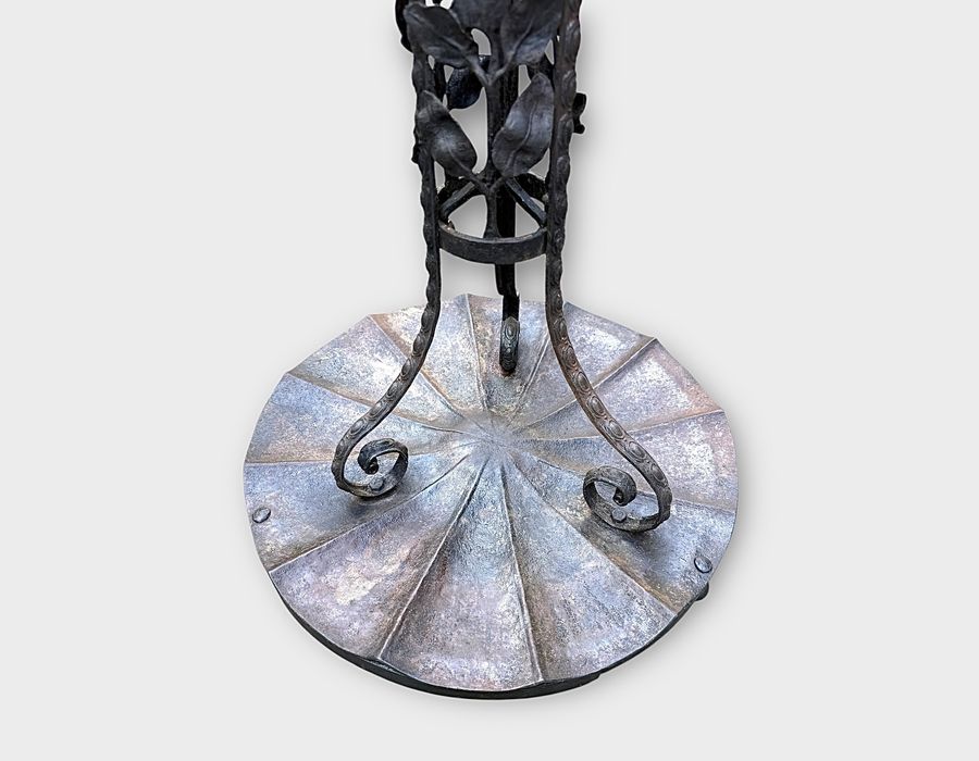 Lampa postament  fier forjat Art Deco anii ‘20