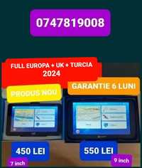 Gps 7/9 Inch AUTO/TIR/camion Full Europa + UK 2024 GARANTIE