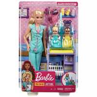 Кукла Барби Педиатр с новорожденными детками Barbie Baby Doctor Blonde