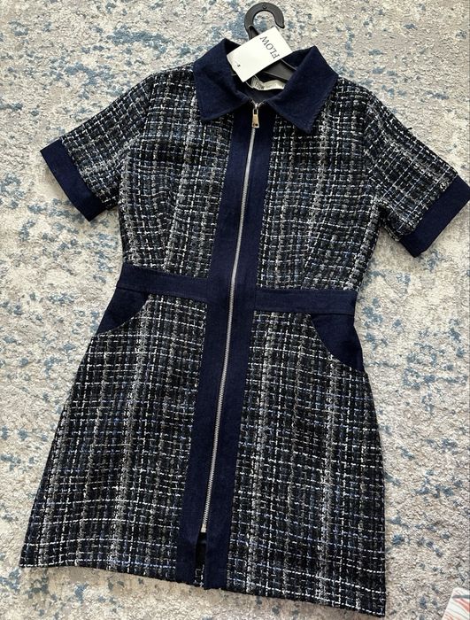 Твидовая платье тренд сезон