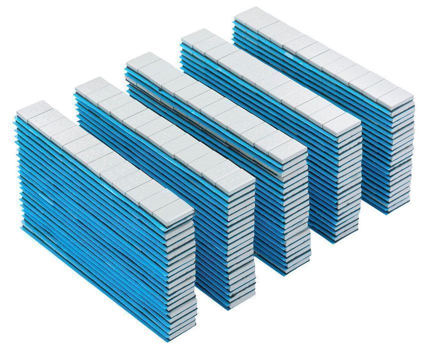 Cutie contragreutati autoadezive 5gr fivestars edgy 100 fasii gri mat