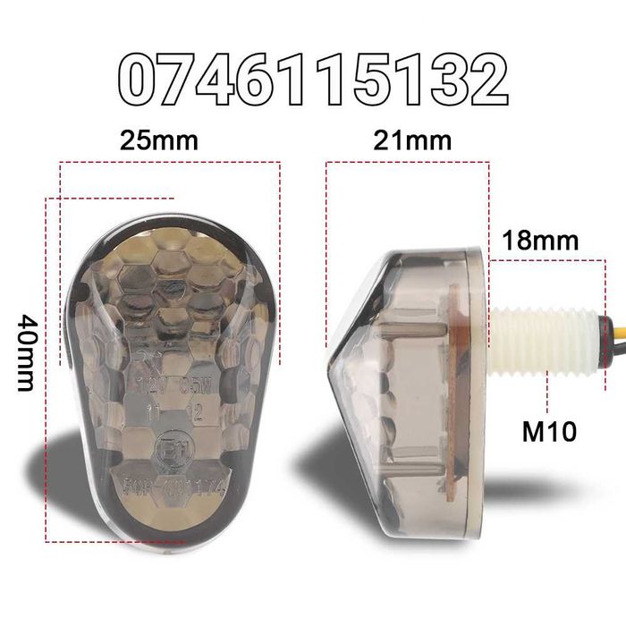Semnalizari-Semnalizare LED-Moto-Atv-Scuter-Motocicleta-Universale-Y11