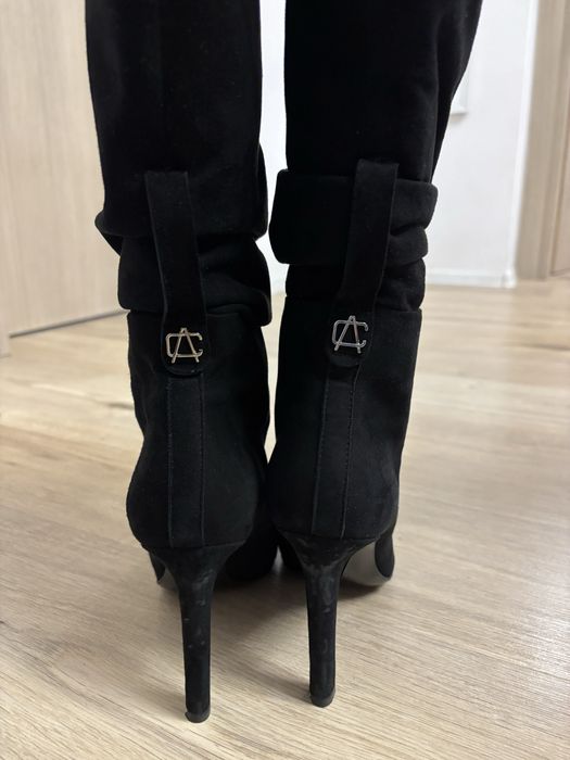 Cizme piele intoarsa Anna Cori , 38