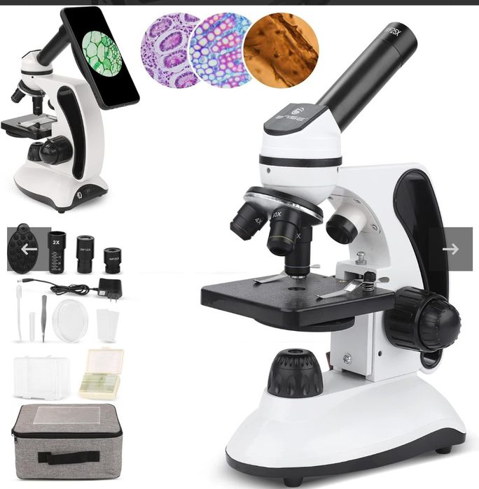 Kit Microscop BNISE Kids 40X-2000X Magnificare cu Diapozitive