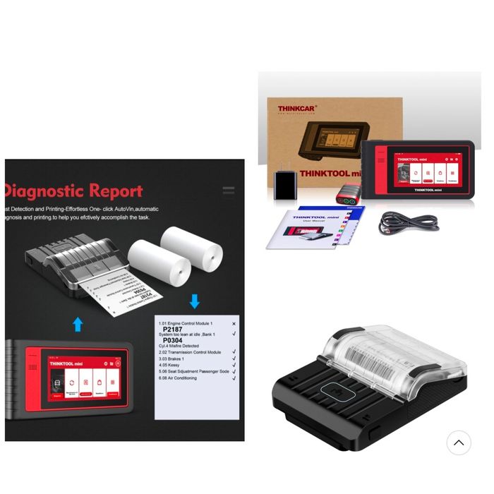 Launch-Thinkcar.Сканер Компьютерная Диагностика+Принтер.Новый.Читает В