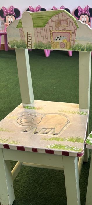 Scaune lemn copii gradinita grupa mică sau mare