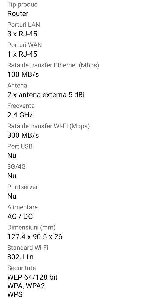 Router Wireless Tenda N300