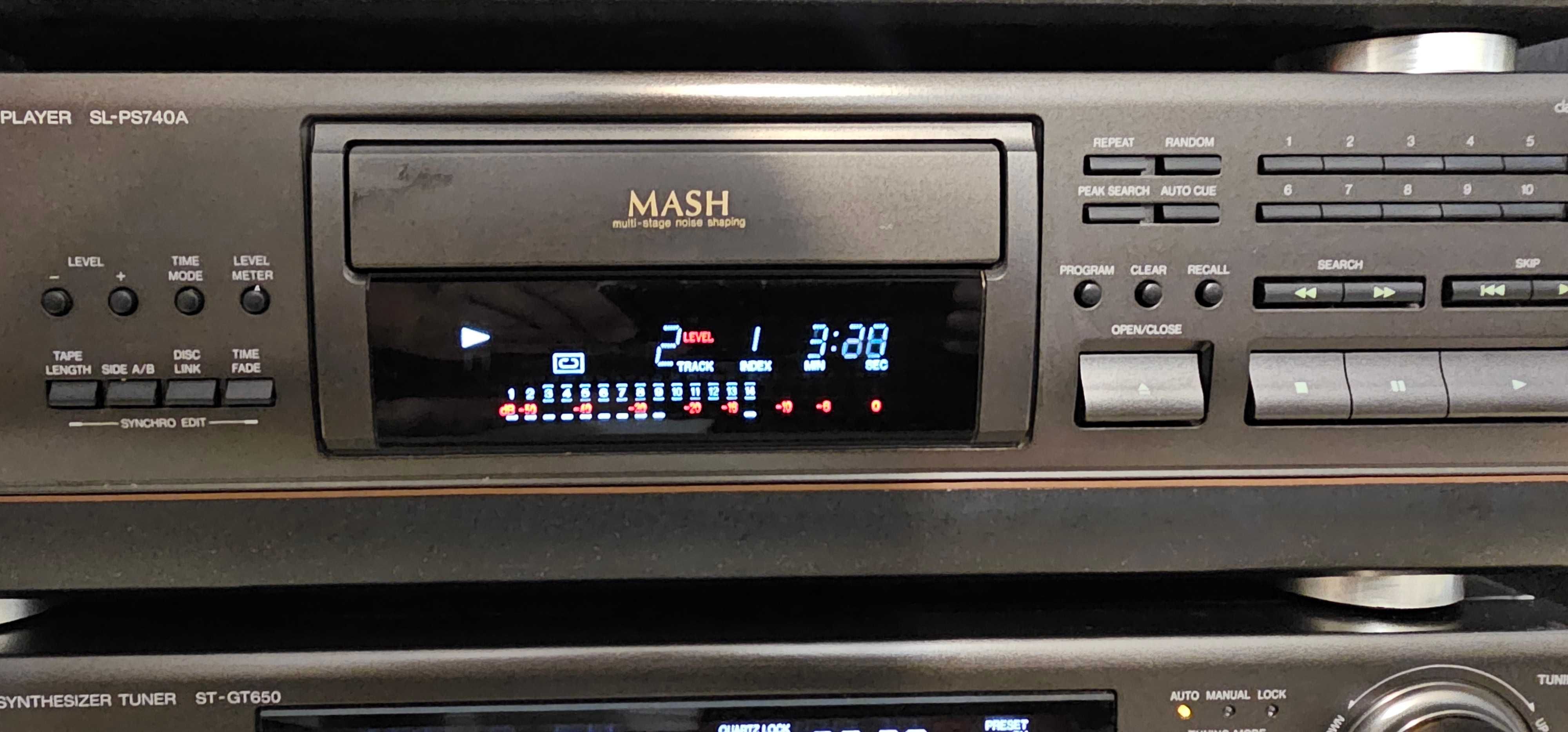 Cd player Technics SL-PS740 sau Deck Technics RS-BX646 Direct Drive!