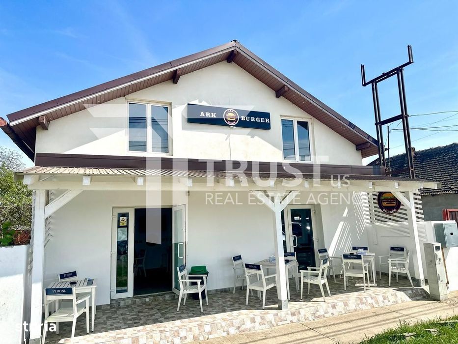 COMISION 0% | Burgerie complet echipată de vânzare – Șag