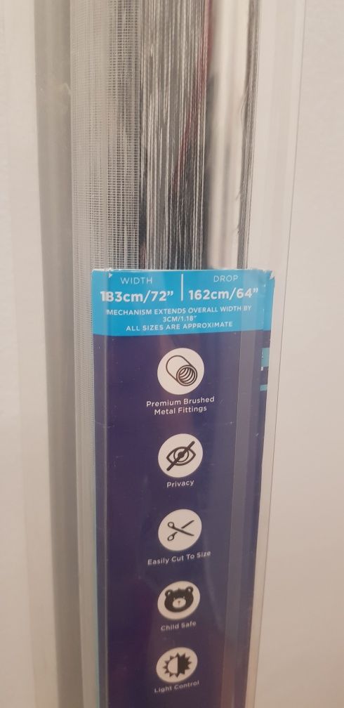 Jaluze vertical interior zi/noapte culoare fina gri