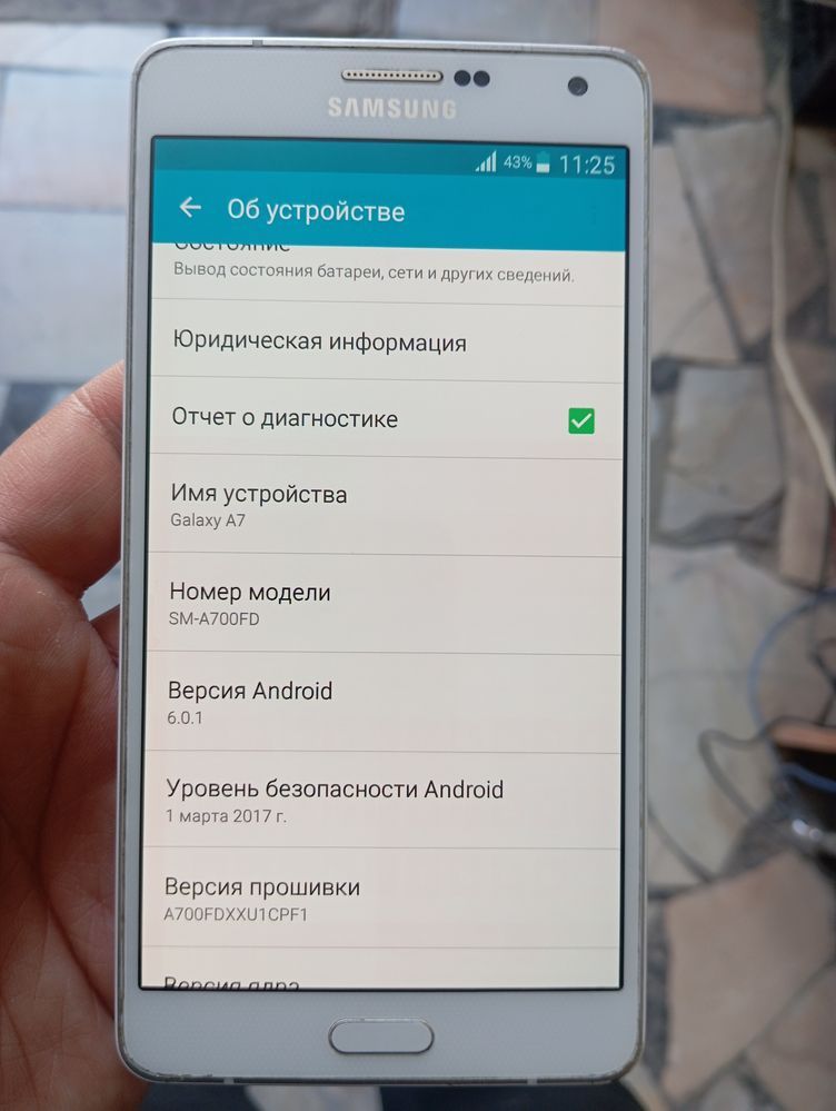 Samsung galaxy A700