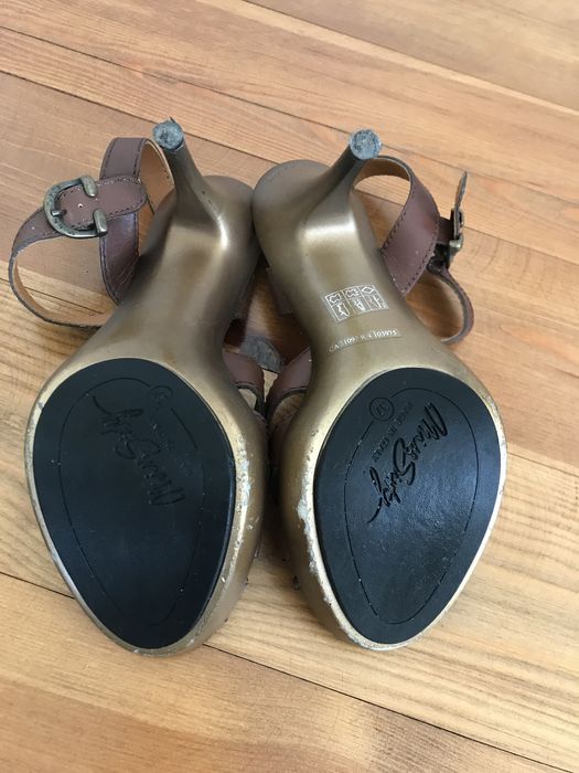 Дамски обувки естествена кожа Miss Sixty 2 чифта /нови и използвани/