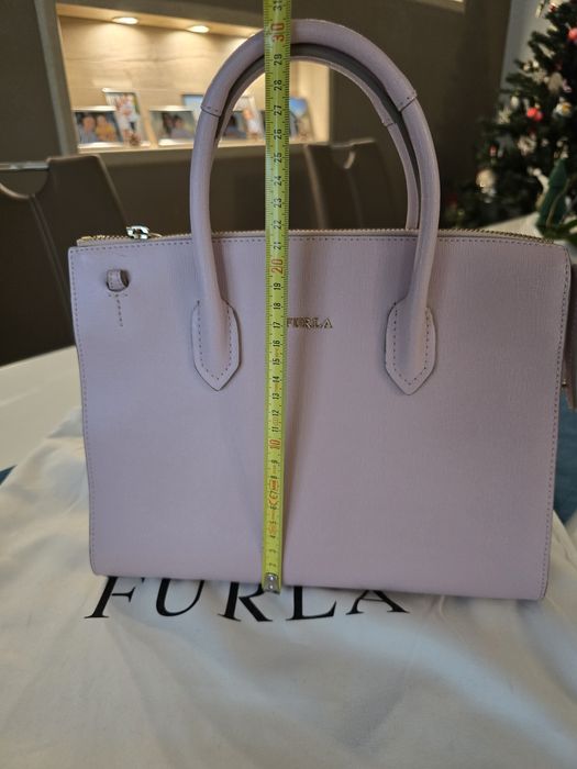 Чанта furla-  цвят розово