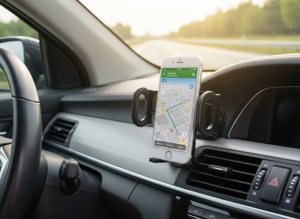 Suport auto ajustabil universal pentru telefon GPS ventuza 360 grade