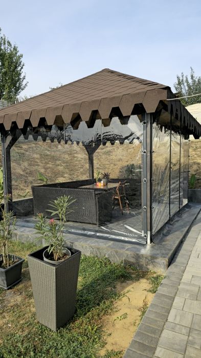 Închidem terase cu folie transparenta