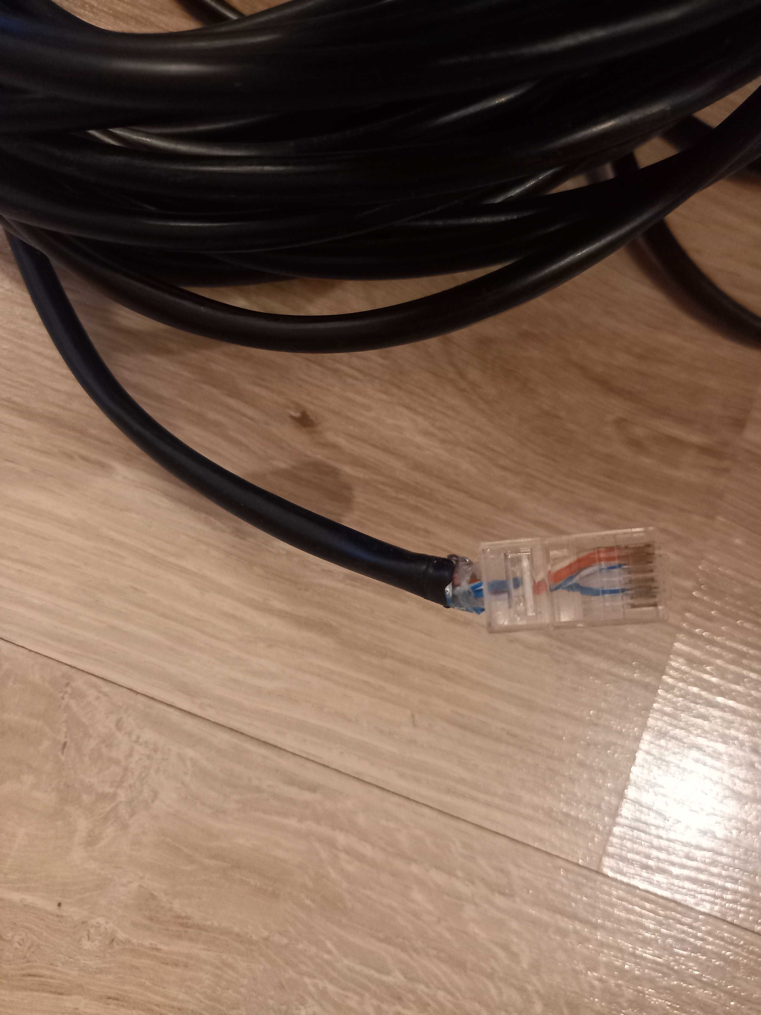 Интернет кабель черный 15 метров