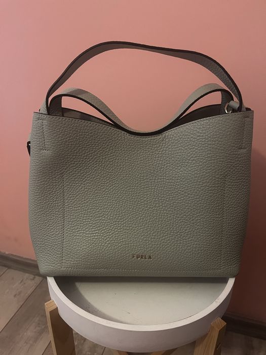 Чанта Furla mentol нова