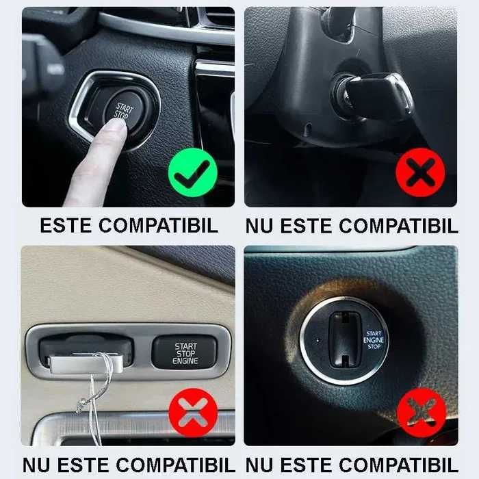 Cheie auto iSmartKey cu ecran LCD, Apple FindMy, Keyless Go, Audi, VW