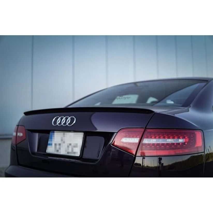 Спойлер за заден капак за AUDI A6 C6 черен пиано лак  2004-2011
