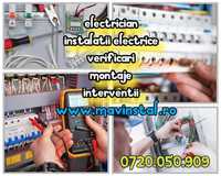 Electrician interventii, instalatii electrice, firma, factura/garantie